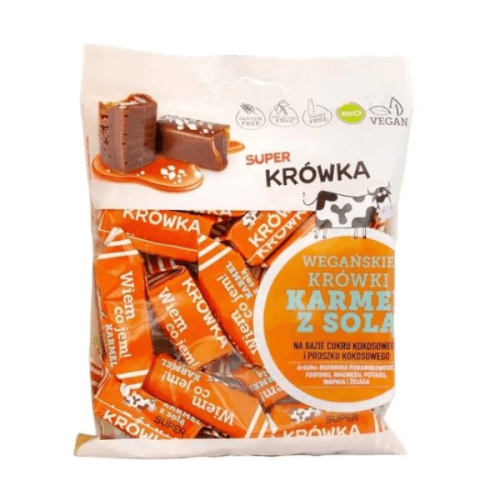 Krówki karmel z solą ekologiczne 150g Me Gusto