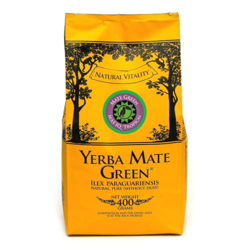 Yerba Mate Green Mas IQ Tropical 400g Natural Vitality