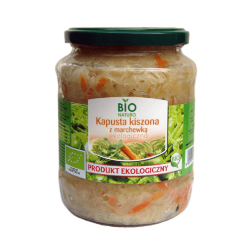 Kapusta kiszona z marchewką ekologiczna 680g Bio Naturo