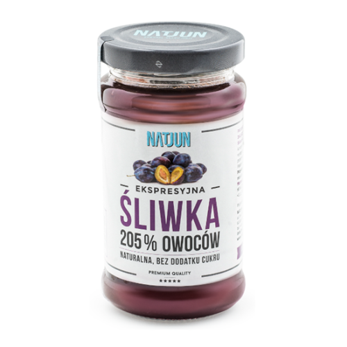 Konfitura Ekspresyjna Śliwka 205% 220g Natjun