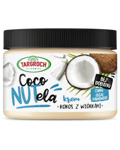 Krem kokosowy z wiórkami kokosowymi crunchy Coconutela 300g
