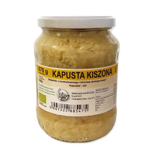 Kapusta kiszona ekologiczna 670g Eko-Handel